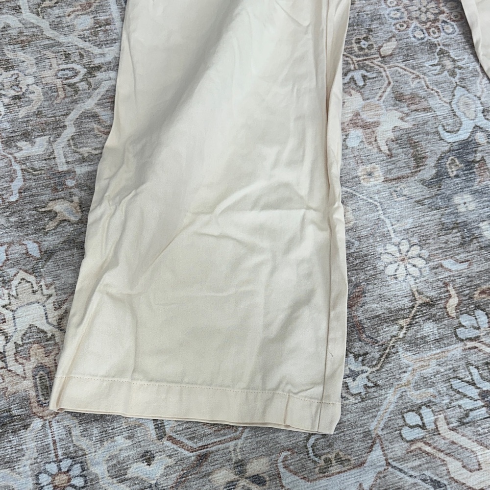 Elegant Cream Ruffle Jumpsuit - Picture 3 of 6